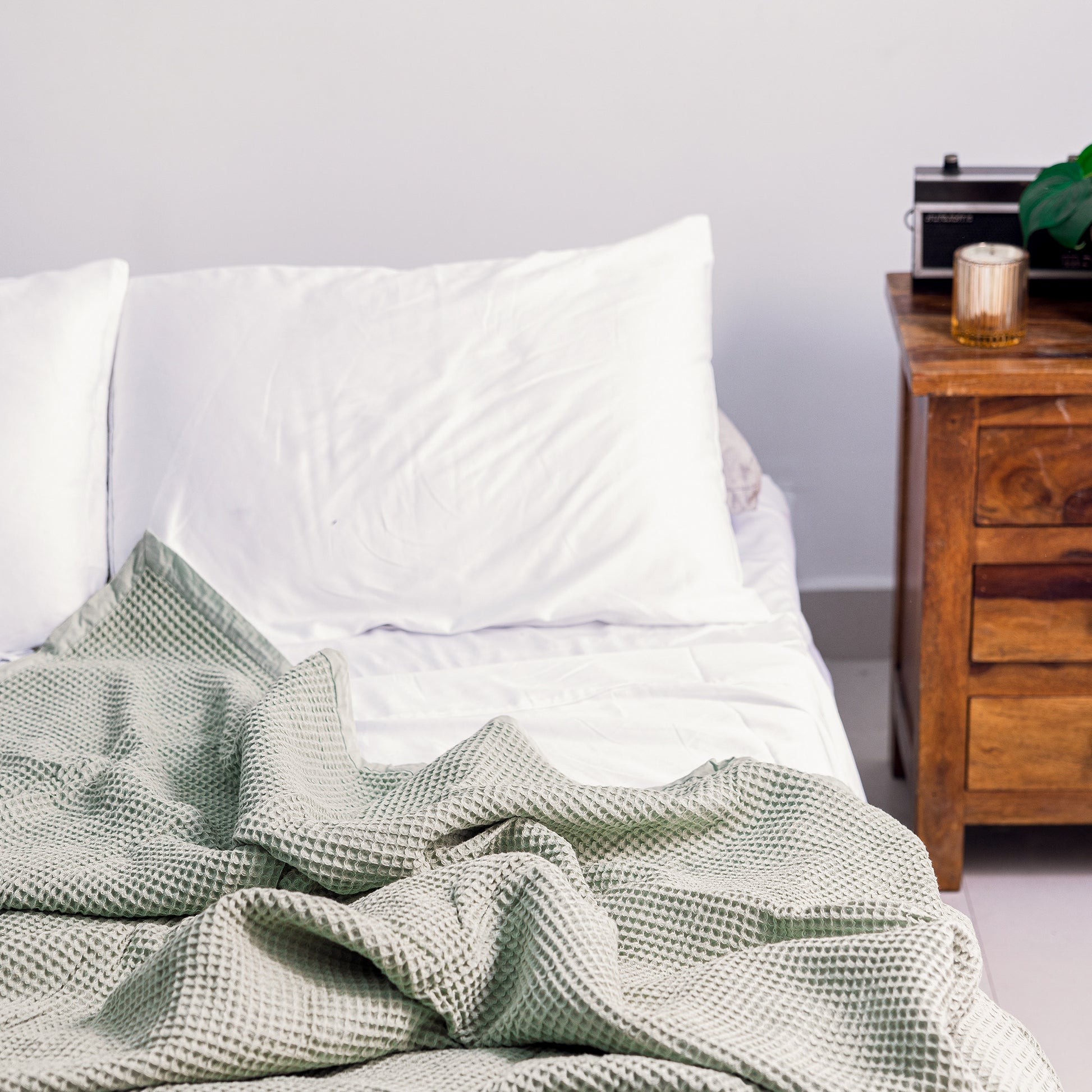 Organic Waffle Blanket