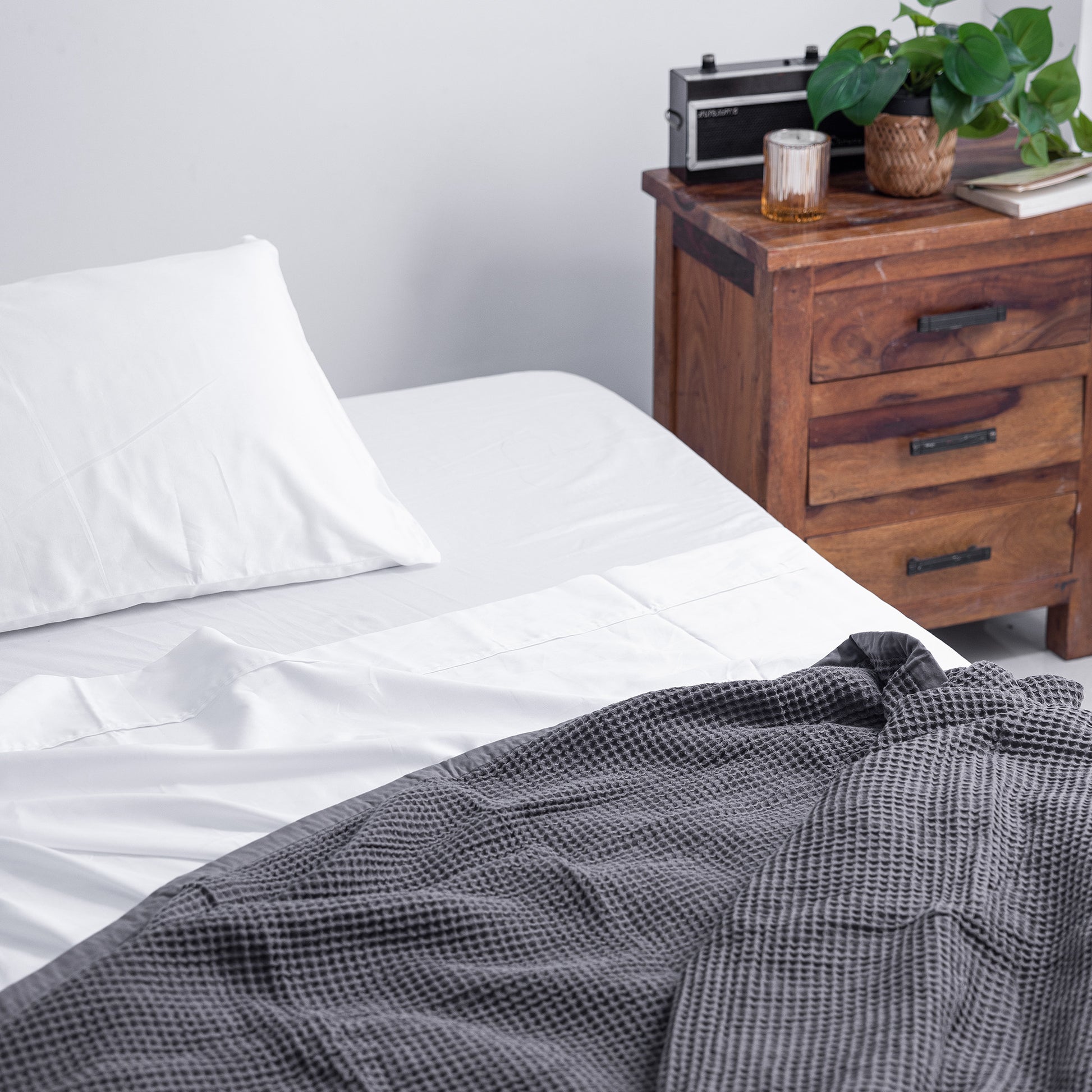 Organic Waffle Blanket