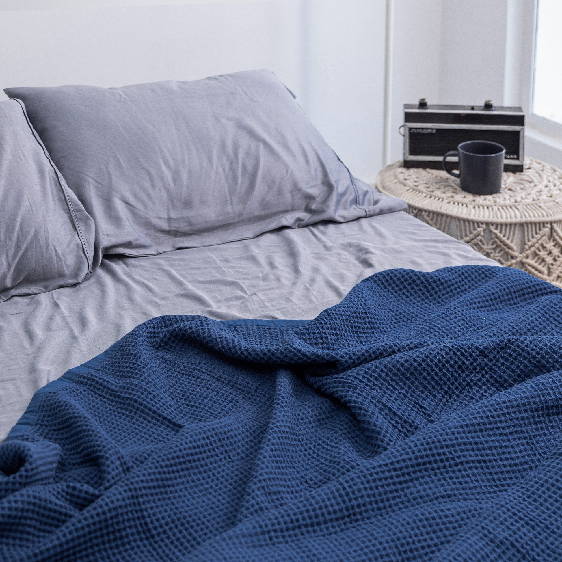 Organic Waffle Blanket