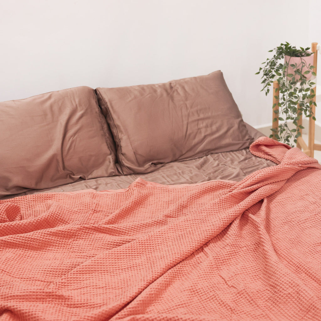 Organic Waffle Blanket