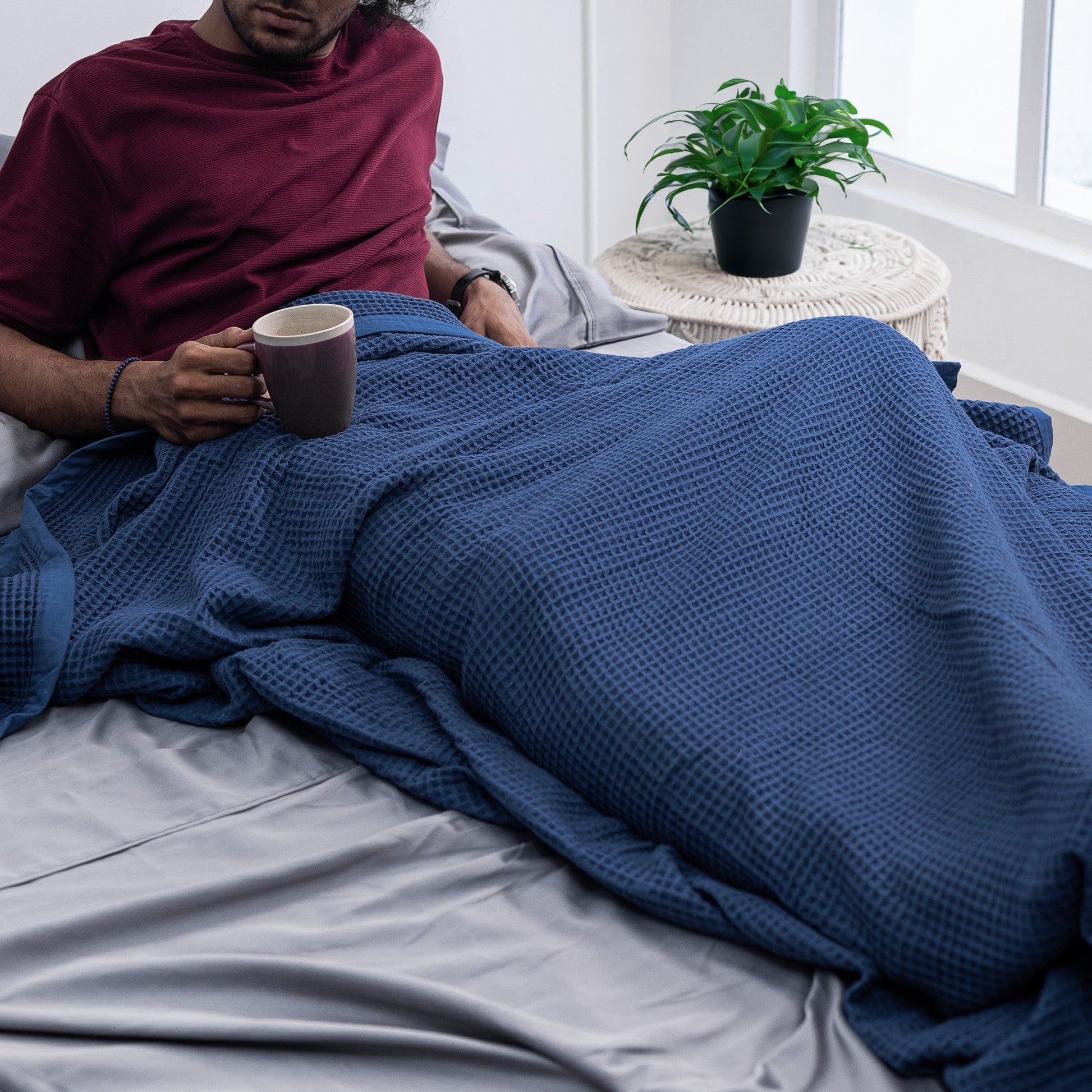 Organic Waffle Blanket